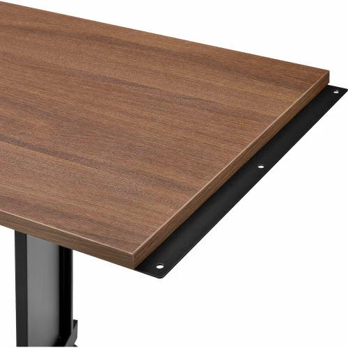 Interion By Global Industrial Interion® 48"W Right Handed Return Table - Walnut 5 Interion By Global Industrial Interion® 48"W Right Handed Return Table - Walnut - Image 5