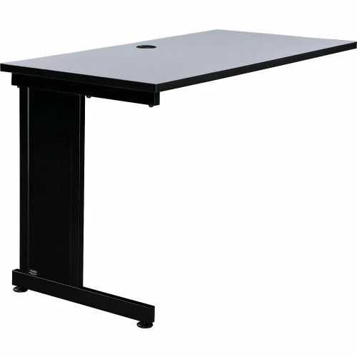 Interion By Global Industrial Interion® 48" Left Handed Return Table, Gray 2 Interion By Global Industrial Interion® 48" Left Handed Return Table, Gray - Image 2