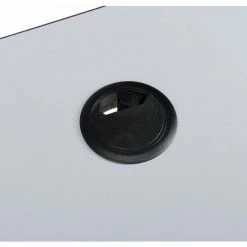 Interion By Global Industrial Interion® 48"W Left Handed Return Table - Gray -Outlet Desks & Workstations Store 695216GY 06