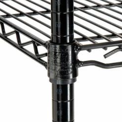 Nexel 3-Shelf Mobile Wire Computer LAN Workstation w/Keyboard Tray, 36"W x 18"D x 40"H, Black 13 Nexel 3-Shelf Mobile Wire Computer LAN Workstation w/Keyboard Tray, 36"W x 18"D x 40"H, Black -Outlet Desks & Workstations Store 695362BK 05