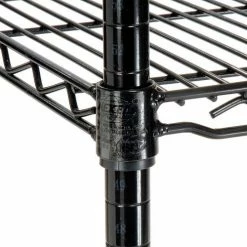 Nexel 3-Shelf Wire Computer LAN Workstation, 72"W x 24"D x 34"H, Black 12 Nexel 3-Shelf Wire Computer LAN Workstation, 72"W x 24"D x 34"H, Black -Outlet Desks & Workstations Store 695379BK 05