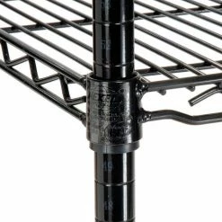 Nexel 3-Shelf Mobile Wire Computer LAN Workstation w/Keyboard Tray, 72"W x 24"D x 40"H, Black 13 Nexel 3-Shelf Mobile Wire Computer LAN Workstation w/Keyboard Tray, 72"W x 24"D x 40"H, Black -Outlet Desks & Workstations Store 695382BK 05