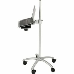 Global Industrial™ Mobile Height Adjustable Laptop Computer Workstation Security Cart -Outlet Desks & Workstations Store 695421 07