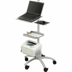 Printer Shelf for Global Industrial™ Mobile Carts Model# 242278, 607300 & 695421 -Outlet Desks & Workstations Store 695427 02