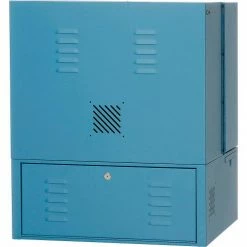 Global Industrial Countertop Fold-Out Computer Cabinet, Blue 33 Global Industrial Countertop Fold-Out Computer Cabinet, Blue -Outlet Desks & Workstations Store 695428BL 05