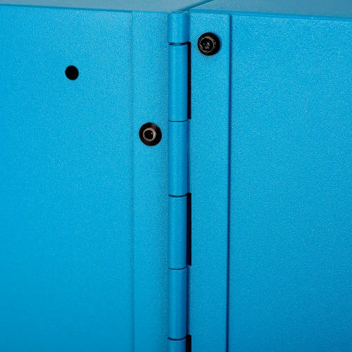 Global Industrial Countertop Fold-Out Computer Cabinet, Blue 12 Global Industrial Countertop Fold-Out Computer Cabinet, Blue - Image 12