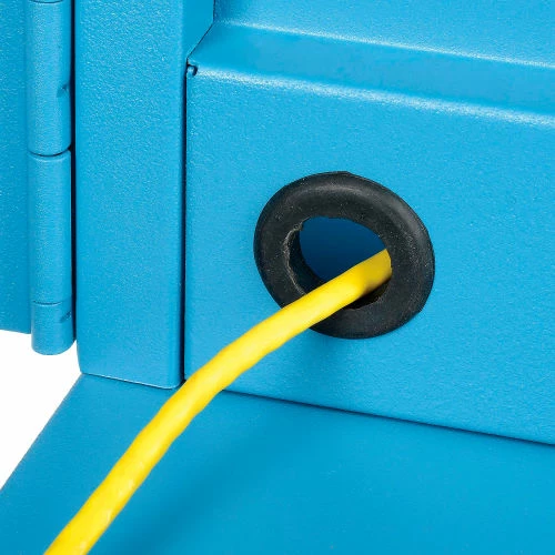 Global Industrial Countertop Fold-Out Computer Cabinet, Blue 15 Global Industrial Countertop Fold-Out Computer Cabinet, Blue - Image 15