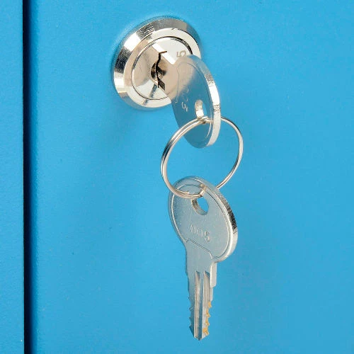 Global Industrial Countertop Fold-Out Computer Cabinet, Blue 20 Global Industrial Countertop Fold-Out Computer Cabinet, Blue - Image 20