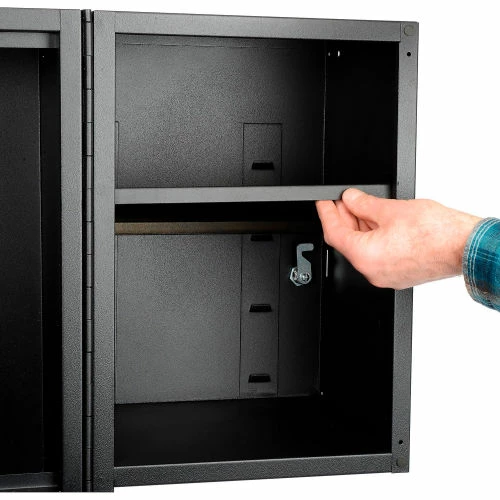 Global Industrial Mobile Fold-Out Computer Cabinet, Black, Assembled 28 Global Industrial Mobile Fold-Out Computer Cabinet, Black, Assembled - Image 28