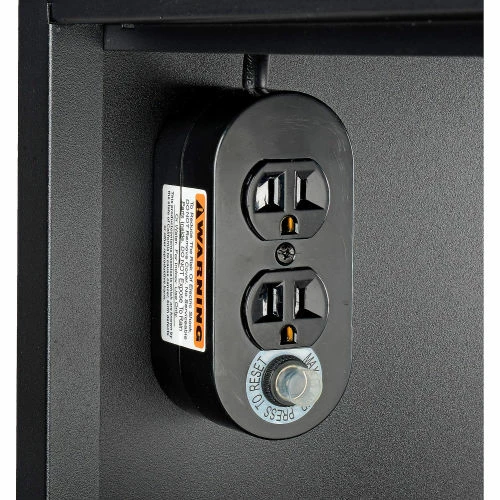 Global Industrial Mobile Fold-Out Computer Cabinet, Black, Assembled 32 Global Industrial Mobile Fold-Out Computer Cabinet, Black, Assembled - Image 32