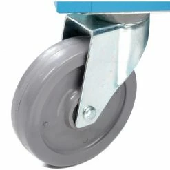 Global Industrial™ Mobile Fold-Out Computer Cabinet, Blue, Unassembled -Outlet Desks & Workstations Store 695429BL 32