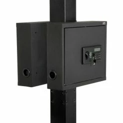 Global Industrial™ Wall-Mount Laptop Security Cabinet, 19-3/4"W x 4-3/4"D x 15-3/4"H, Gray -Outlet Desks & Workstations Store 695434 05