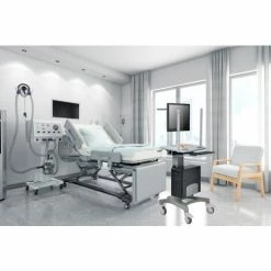 Global Industrial Clear Plastic Protective Shield For Mobile Computer PC Cart 695436 -Outlet Desks & Workstations Store 695436S 05