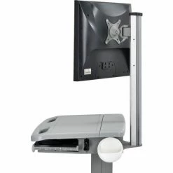 Global Industrial Mobile Sit-Stand Computer Workstation, Gray 44 Global Industrial Mobile Sit-Stand Computer Workstation, Gray -Outlet Desks & Workstations Store 695436 11