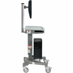 Global Industrial Mobile Sit-Stand Computer Workstation, Gray 51 Global Industrial Mobile Sit-Stand Computer Workstation, Gray -Outlet Desks & Workstations Store 695436 18
