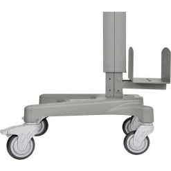 Global Industrial™ Mobile Standing Computer Workstation, Gray -Outlet Desks & Workstations Store 695436 24 1
