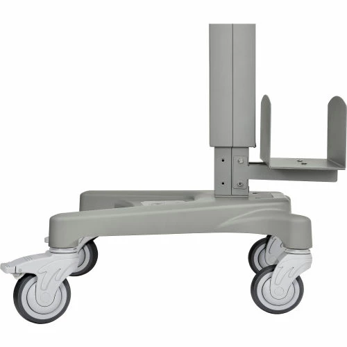Global Industrial Mobile Sit-Stand Computer Workstation, Gray 25 Global Industrial Mobile Sit-Stand Computer Workstation, Gray - Image 25