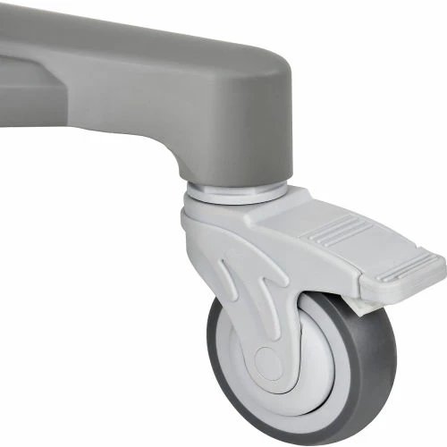 Global Industrial Mobile Sit-Stand Computer Workstation, Gray 26 Global Industrial Mobile Sit-Stand Computer Workstation, Gray - Image 26