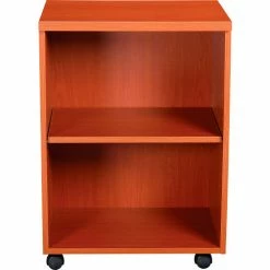 Interion By Global Industrial Interion® 20" Under Desk Storage Cabinet - Cherry -Outlet Desks & Workstations Store 695516 02