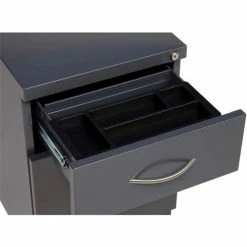 Interion By Global Industrial Interion® 2 Drawer Box/File Pedestal - 21-3/4"H - Charcoal 23 Interion By Global Industrial Interion® 2 Drawer Box/File Pedestal - 21-3/4"H - Charcoal -Outlet Desks & Workstations Store 695608 2 drawer box file pedestal charcoal drawer closeup 001