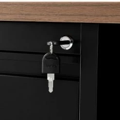 Interion By Global Industrial Interion® Steel Teachers Desk, 60"W x 30"D, Walnut Top with Black Frame 30 Interion By Global Industrial Interion® Steel Teachers Desk, 60"W x 30"D, Walnut Top with Black Frame -Outlet Desks & Workstations Store 695632WN 08