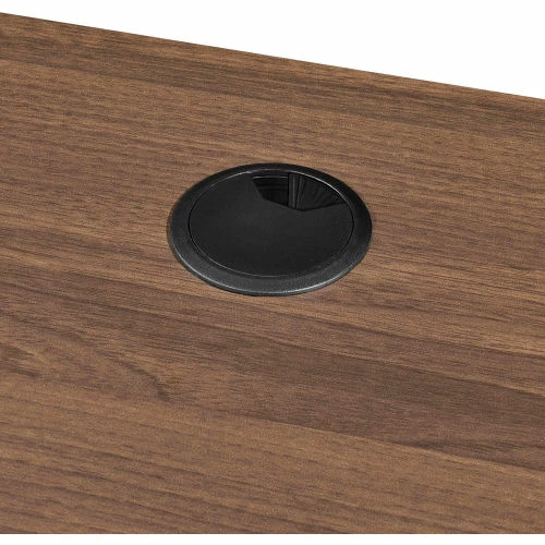 Interion By Global Industrial Interion® Steel Teachers Desk, 60"W x 30"D, Walnut Top with Black Frame 10 Interion By Global Industrial Interion® Steel Teachers Desk, 60"W x 30"D, Walnut Top with Black Frame - Image 10