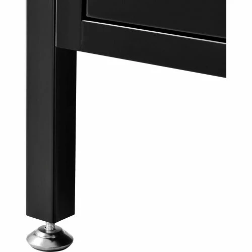 Interion By Global Industrial Interion® Steel Teachers Desk, 60"W x 30"D, Walnut Top with Black Frame 14 Interion By Global Industrial Interion® Steel Teachers Desk, 60"W x 30"D, Walnut Top with Black Frame - Image 14