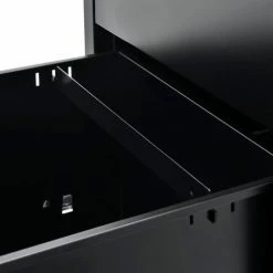 Interion By Global Industrial Interion® Steel Teachers Desk 72x30 - Gray Top with Black Frame -Outlet Desks & Workstations Store 695633GY 20