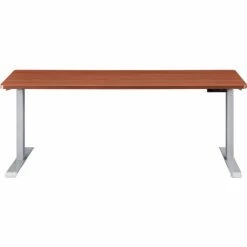 Interion By Global Industrial Interion® Electric Height Adjustable Desk, 72"W x 30"D, Cherry W/ Gray Base 19 Interion By Global Industrial Interion® Electric Height Adjustable Desk, 72"W x 30"D, Cherry W/ Gray Base -Outlet Desks & Workstations Store 695778CHGY 03 1