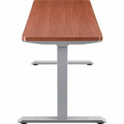 Interion By Global Industrial Interion® Electric Height Adjustable Desk, 72"W x 24"D, Cherry W/ Gray Base 21 Interion By Global Industrial Interion® Electric Height Adjustable Desk, 72"W x 24"D, Cherry W/ Gray Base -Outlet Desks & Workstations Store 695778CHGY 05