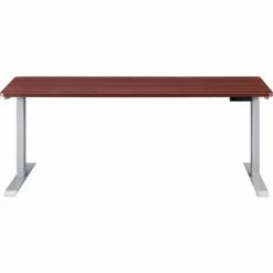 Interion By Global Industrial Interion® Electric Height Adjustable Desk, 72"W x 30"D, Mahogany W/ Gray Base 19 Interion By Global Industrial Interion® Electric Height Adjustable Desk, 72"W x 30"D, Mahogany W/ Gray Base -Outlet Desks & Workstations Store 695778MHGY 03 1
