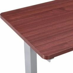 Interion By Global Industrial Interion® Electric Height Adjustable Desk, 72"W x 24"D, Mahogany W/ Gray Base -Outlet Desks & Workstations Store 695778MHGY 07