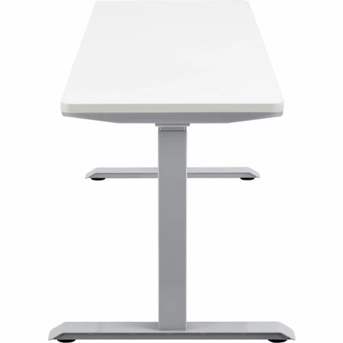 Interion By Global Industrial Interion® Electric Height Adjustable Desk, 72"W x 24"D, White W/ Gray Base 6 Interion By Global Industrial Interion® Electric Height Adjustable Desk, 72"W x 24"D, White W/ Gray Base - Image 6