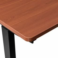 Interion By Global Industrial Interion® Electric Height Adjustable Desk, 60"W x 30"D, Cherry W/ Black Base -Outlet Desks & Workstations Store 695780CH 07