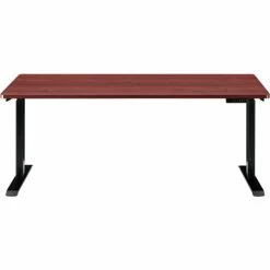 Interion By Global Industrial Interion® Electric Height Adjustable Desk, 48"W x 30"D, Mahogany W/ Black Base 19 Interion By Global Industrial Interion® Electric Height Adjustable Desk, 48"W x 30"D, Mahogany W/ Black Base -Outlet Desks & Workstations Store 695780MH 03 1