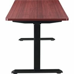 Interion By Global Industrial Interion® Electric Height Adjustable Desk, 48"W x 30"D, Mahogany W/ Black Base 21 Interion By Global Industrial Interion® Electric Height Adjustable Desk, 48"W x 30"D, Mahogany W/ Black Base -Outlet Desks & Workstations Store 695780MH 05 1
