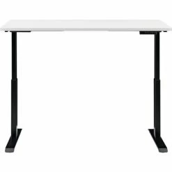 Interion By Global Industrial Interion® Electric Height Adjustable Desk, 60"W x 30"D, White W/ Black Base 18 Interion By Global Industrial Interion® Electric Height Adjustable Desk, 60"W x 30"D, White W/ Black Base -Outlet Desks & Workstations Store 695780WH 02 1