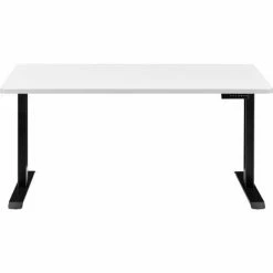 Interion By Global Industrial Interion® Electric Height Adjustable Desk, 60"W x 30"D, White W/ Black Base 19 Interion By Global Industrial Interion® Electric Height Adjustable Desk, 60"W x 30"D, White W/ Black Base -Outlet Desks & Workstations Store 695780WH 03 1