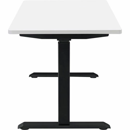 Interion By Global Industrial Interion® Electric Height Adjustable Desk, 60"W x 30"D, White W/ Black Base 6 Interion By Global Industrial Interion® Electric Height Adjustable Desk, 60"W x 30"D, White W/ Black Base - Image 6