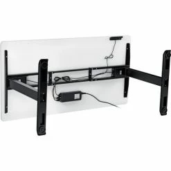 Interion By Global Industrial Interion® Electric Height Adjustable Desk, 60"W x 30"D, White W/ Black Base 22 Interion By Global Industrial Interion® Electric Height Adjustable Desk, 60"W x 30"D, White W/ Black Base -Outlet Desks & Workstations Store 695780WH 06 1