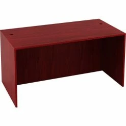 Interion By Global Industrial Interion® Desk Shell, 71"W x 36"D, Mahogany