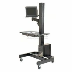 Global Industrial™ Locking Keyboard Drawer - Black -Outlet Desks & Workstations Store 706543BK 12