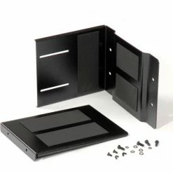 Global Industrial™ Computer CPU/UPS/Power Supply Holder - Black -Outlet Desks & Workstations Store 752148BK 01