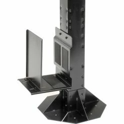 Global Industrial™ Computer CPU/UPS/Power Supply Holder - Black -Outlet Desks & Workstations Store 752148BK 03
