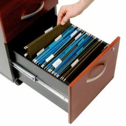 Bush Business Furniture Bush Furniture Three Drawer File Cabinet (Unassembled) - Hansen Cherry - Series C -Outlet Desks & Workstations Store 773276DC 03