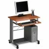 Safco® Products Eastwinds Empire Mobile PC Station, Medium Cherry