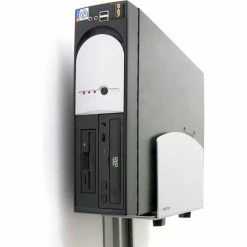 Ergotron® 97-468-202 Vertical Universal CPU Holder, Silver