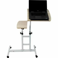 Mind Reader Products Mind Reader Rolling Standing Desk With Adjustable Desk, White -Outlet Desks & Workstations Store ADJCMROLL WHT alt10