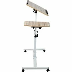 Mind Reader Products Mind Reader Rolling Standing Desk With Adjustable Desk, White -Outlet Desks & Workstations Store ADJCMROLL WHT alt7