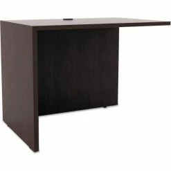 Alera® Reversible Return/Bridge Shell - 35"W x 23-5/8"D - Espresso - Valencia Series